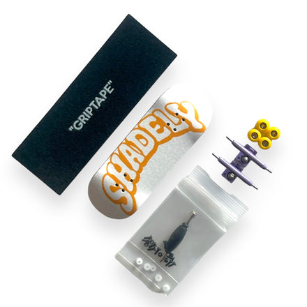 Shadely Yellow Team Fingerboard Complete + Collector Frame