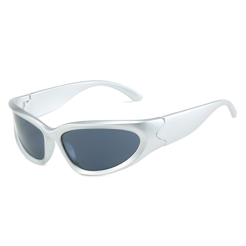 shadely Racewear Sunglasses (6 Styles) Silver Black